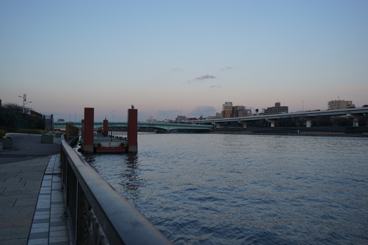 隅田川経由の寄り道