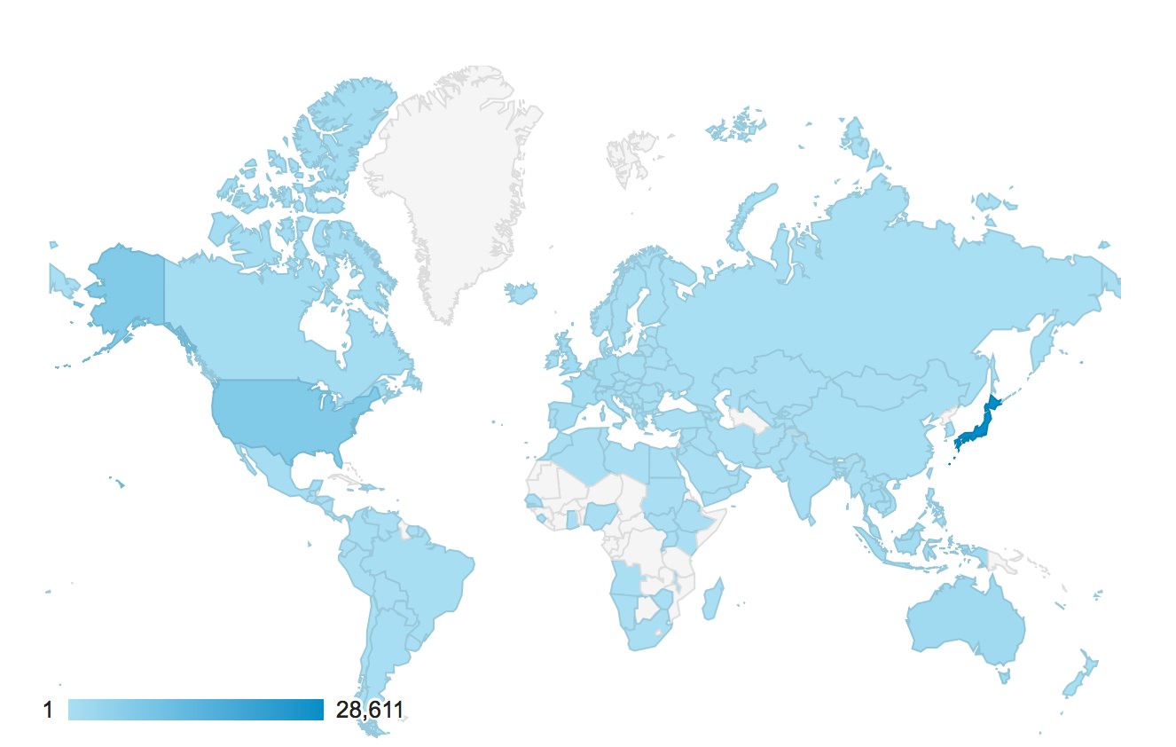 インバウンド観光メディア「MATCHA」をオープンして4ヶ月。月60万PV、157ヶ国からアクセスが来るメディアになりました。