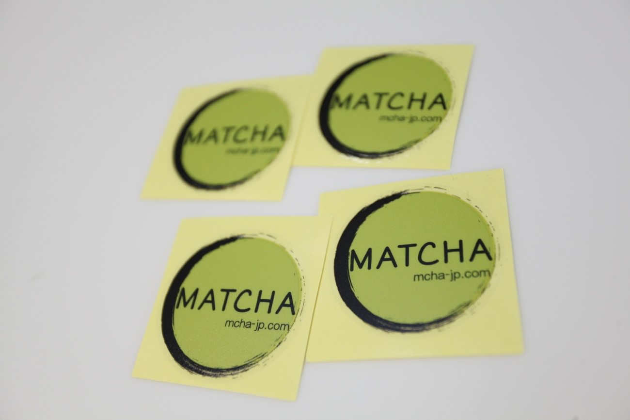 「MATCHA」のチラシとシールが完成しました。配ってくれる方、募集しています。