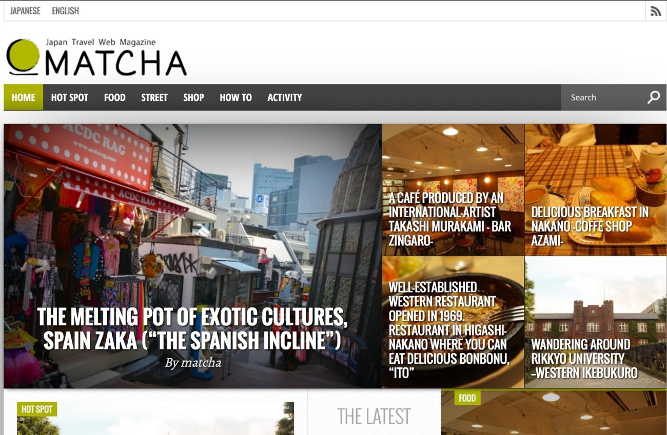 訪日外国人向けのWebメディア「MATCHA」をローンチしました。